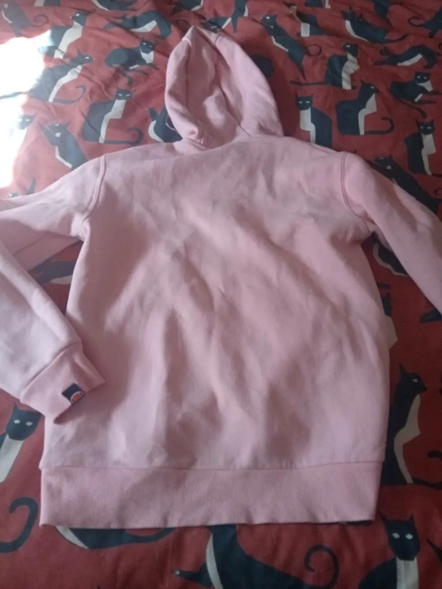 Ladies ellesse pink hoody size 10 - Image 3