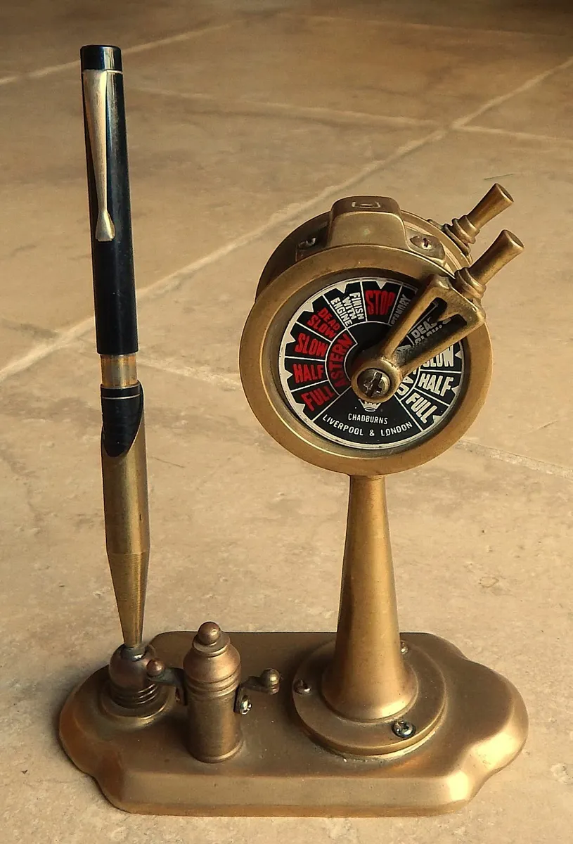 Brass Equestrian Figurine Letter Rack & Pen Holder - Image 4