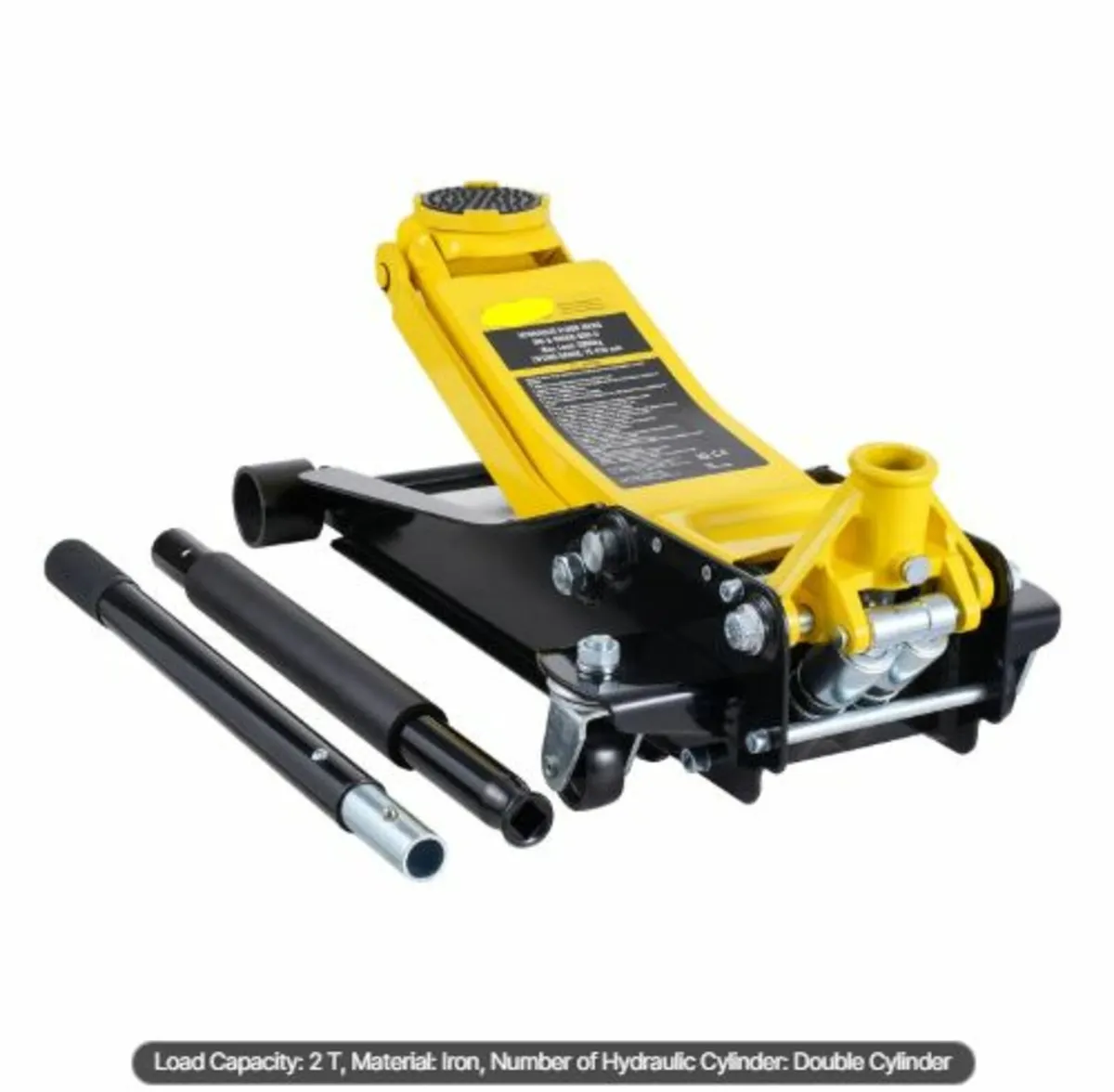 Low Profile Floor Jack 2 Ton (4400 lbs),Heavy Duty - Image 1