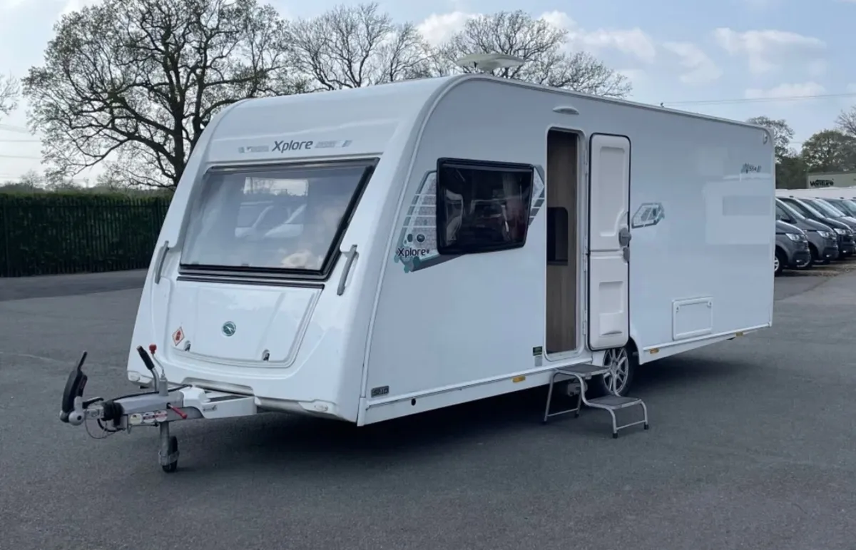 2018 Elddis 4 Berth Fixed Island Bed Caravan - Image 1