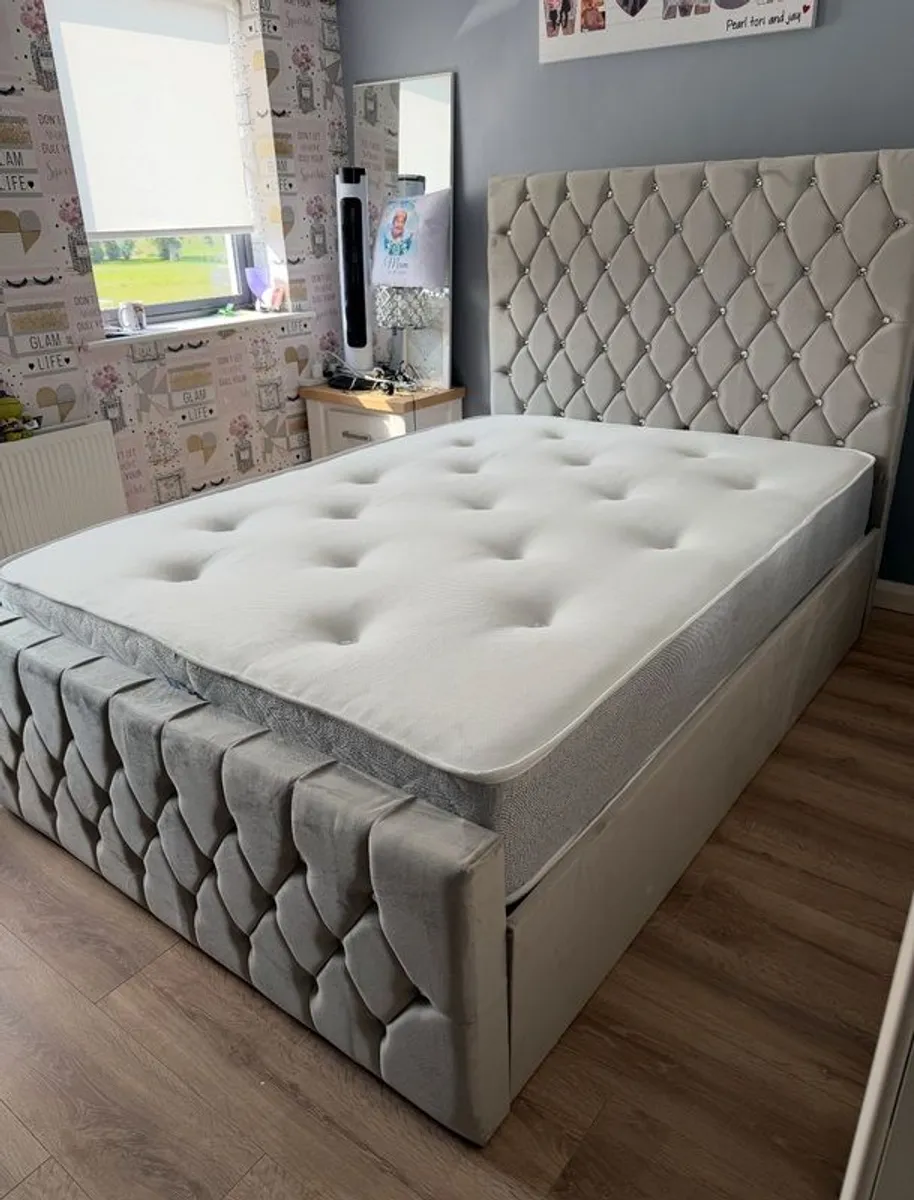 New Ottoman Storage Bed Single Double King Super King - Image 3