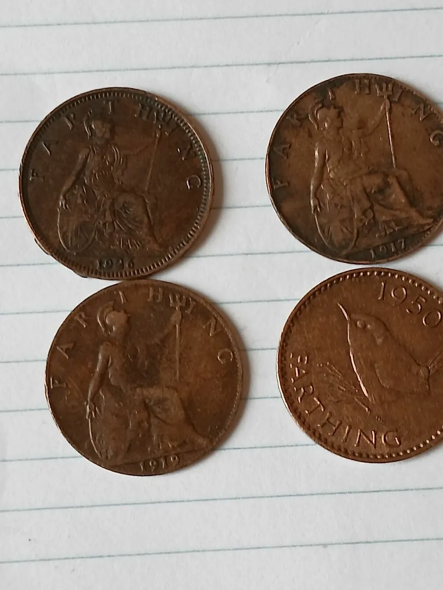 Farthing coins (irish) - Image 1