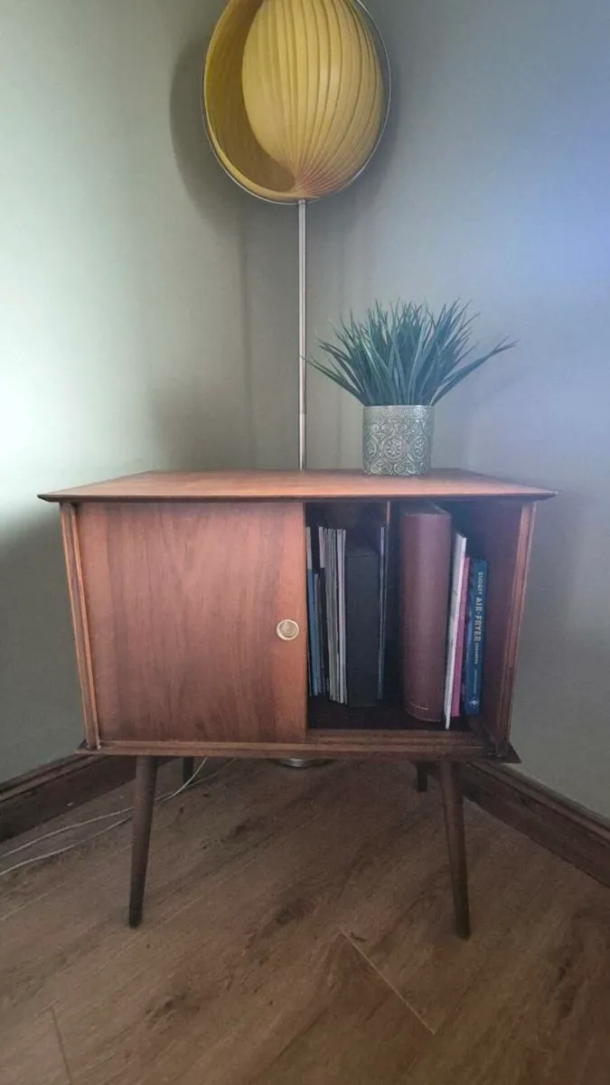 Mid-Century modern record cabinet - Image 3