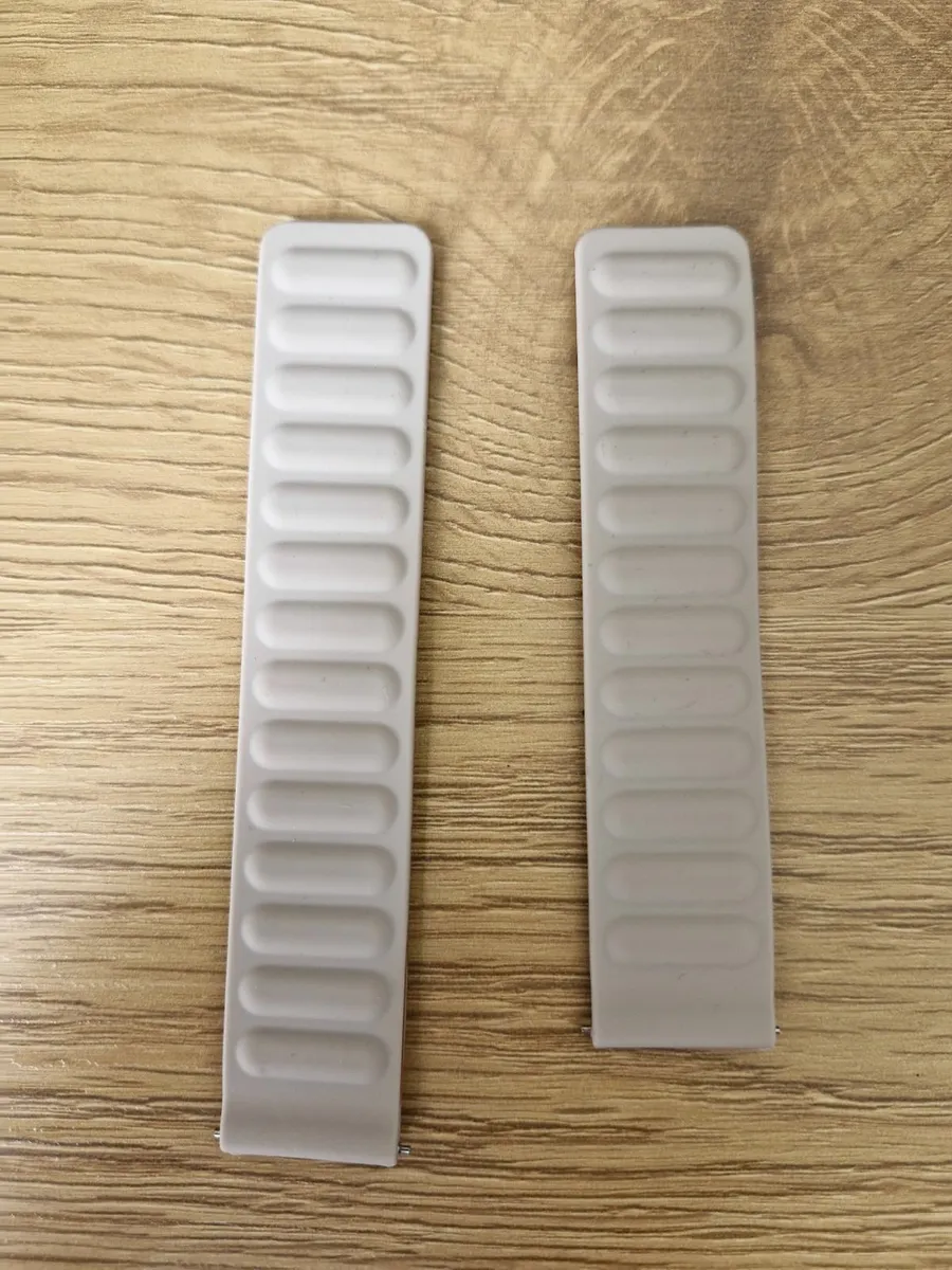 Silicone Magnetic watch Bracelet Strap 20mm - Image 2