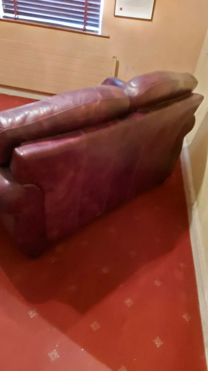 Bristol  Leather Sofa and Armchair - Image 2