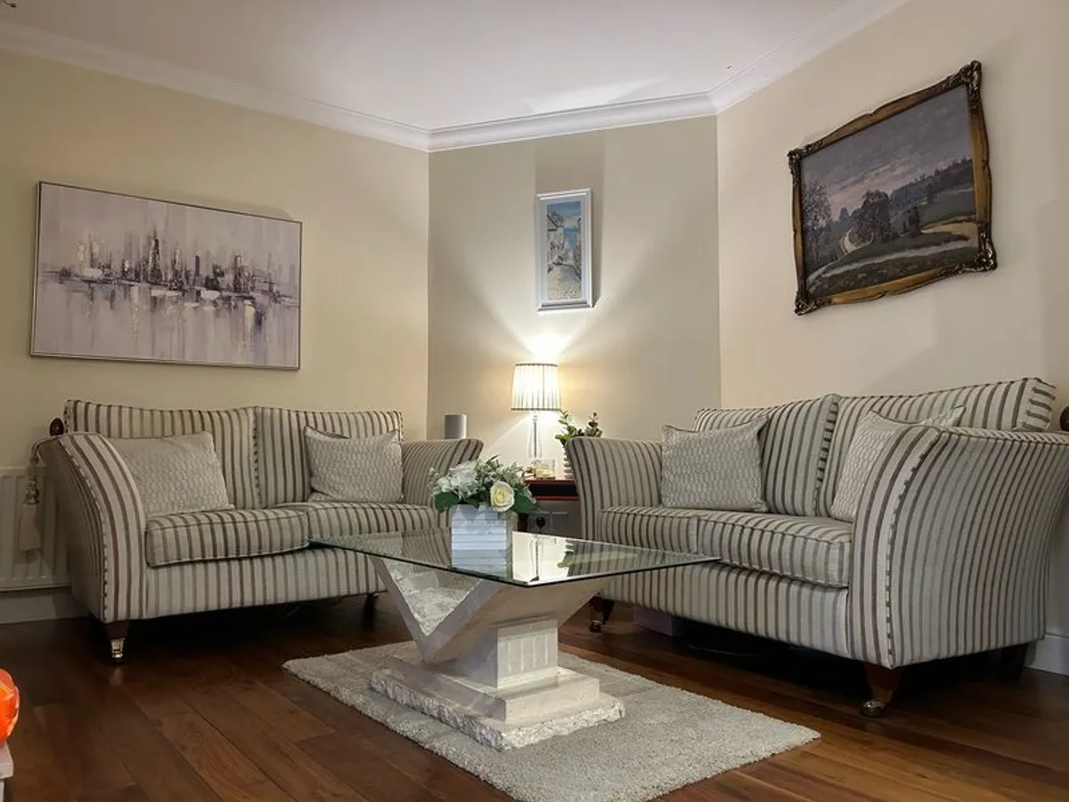 Coffee Table, & 1 Cuddler Armchair For Sale. - Image 3