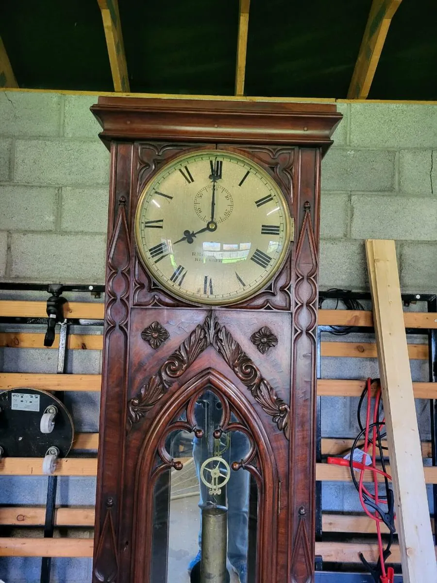 Longcase regulator clock. - Image 1