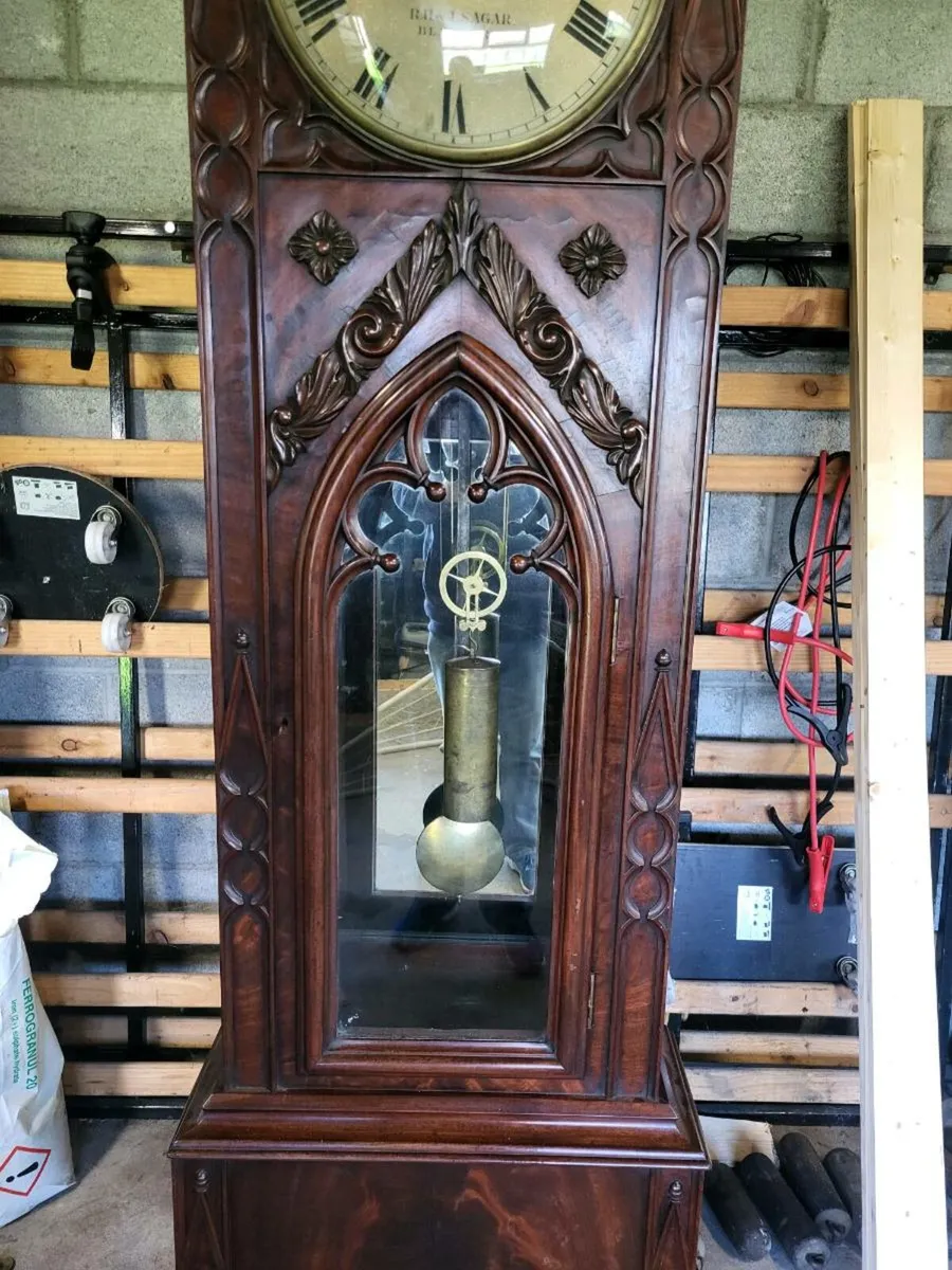 Longcase regulator clock. - Image 3