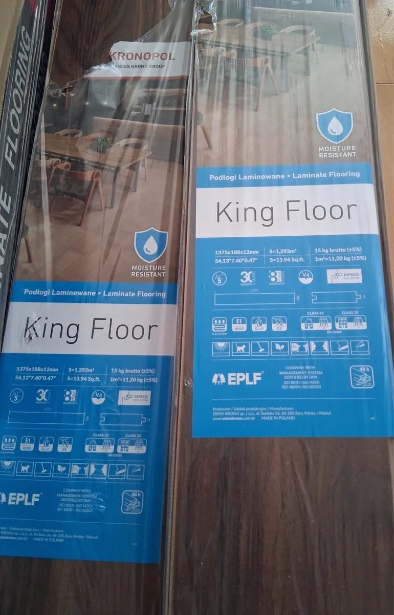 11.6 square meters of 12mm August Walnut Laminate - Image 1