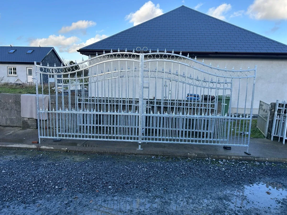 15ft galvanized gates on sale ✅