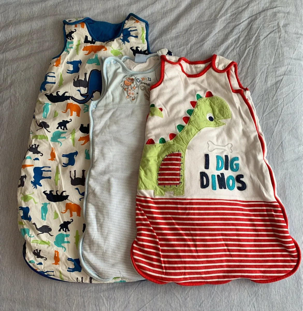3 baby/toddler sleeping bags (2.5 tog)