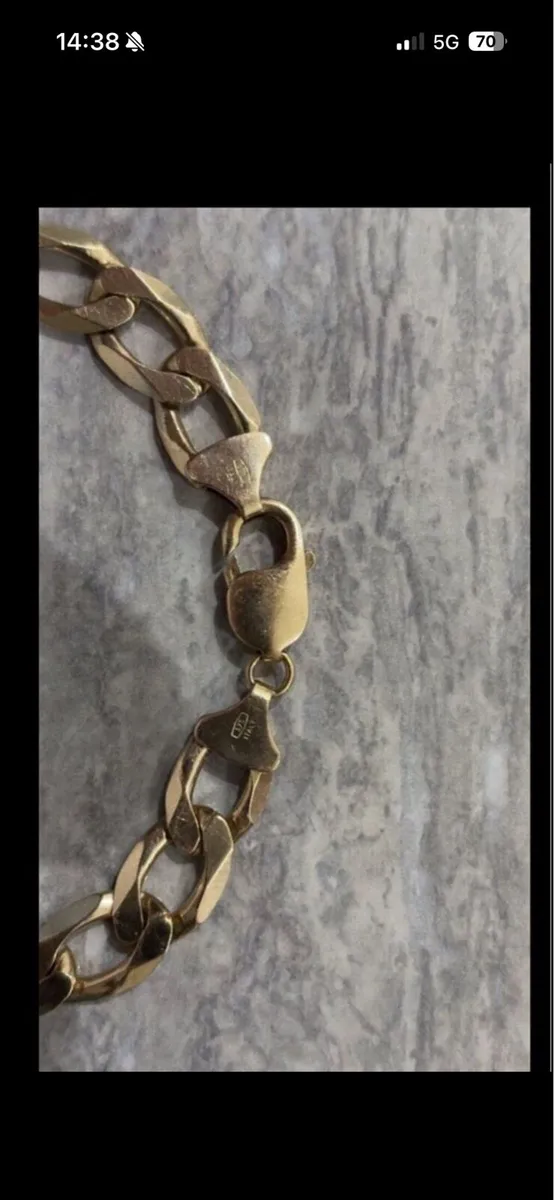 Solid gold bracelet 9ct - Image 2