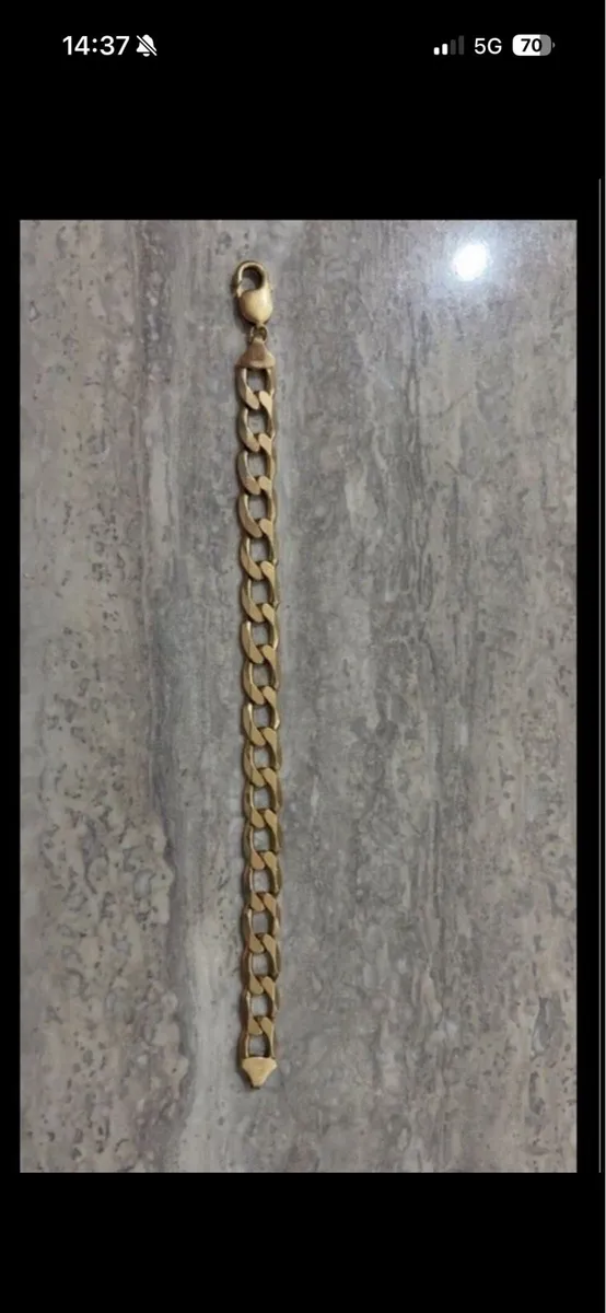 Solid gold bracelet 9ct - Image 4