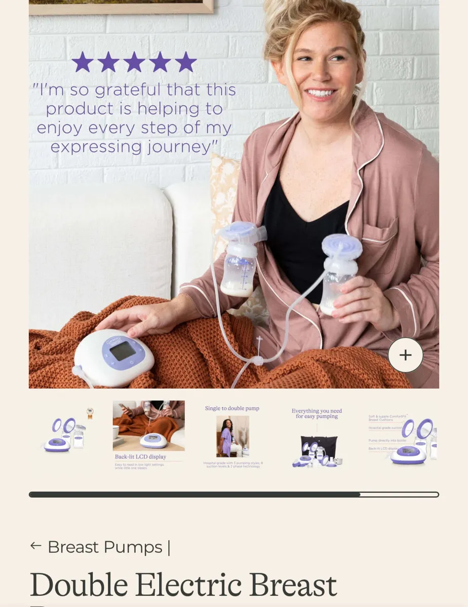 Lansinoh electric double breast pump. - Image 3