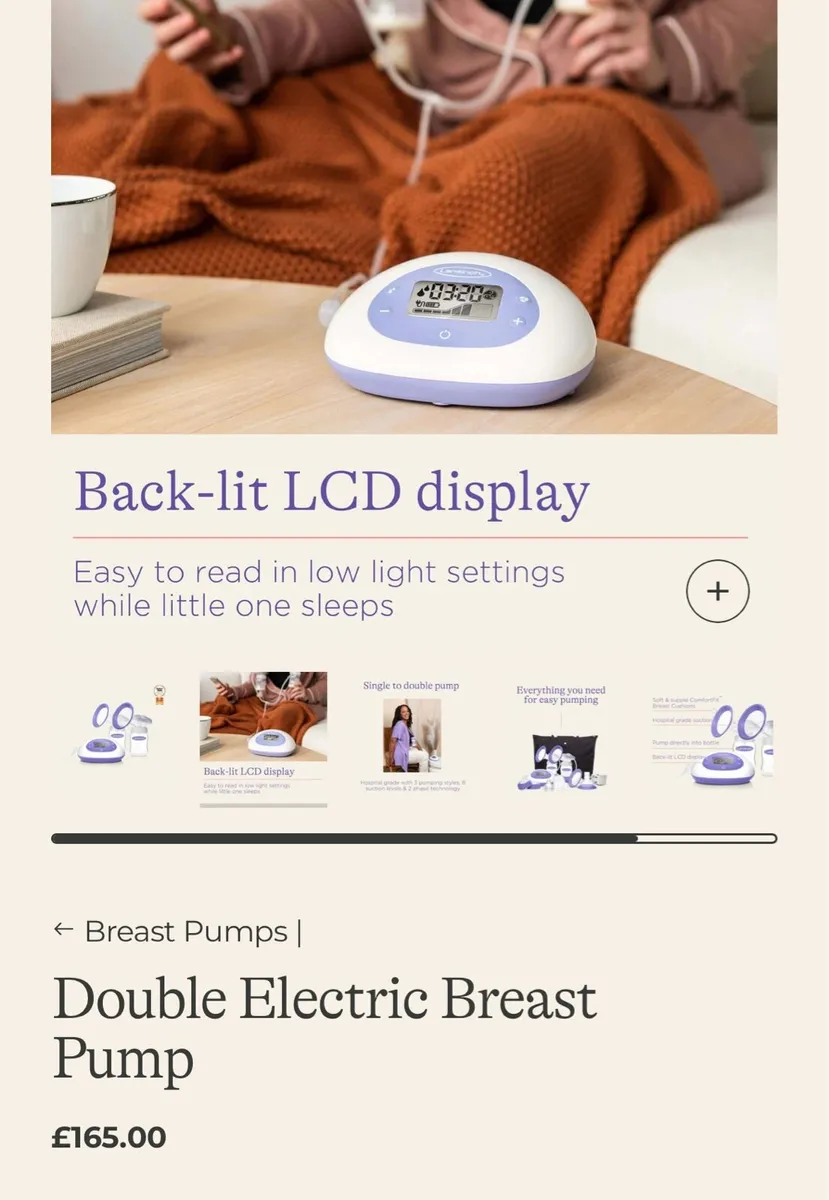 Lansinoh electric double breast pump. - Image 4