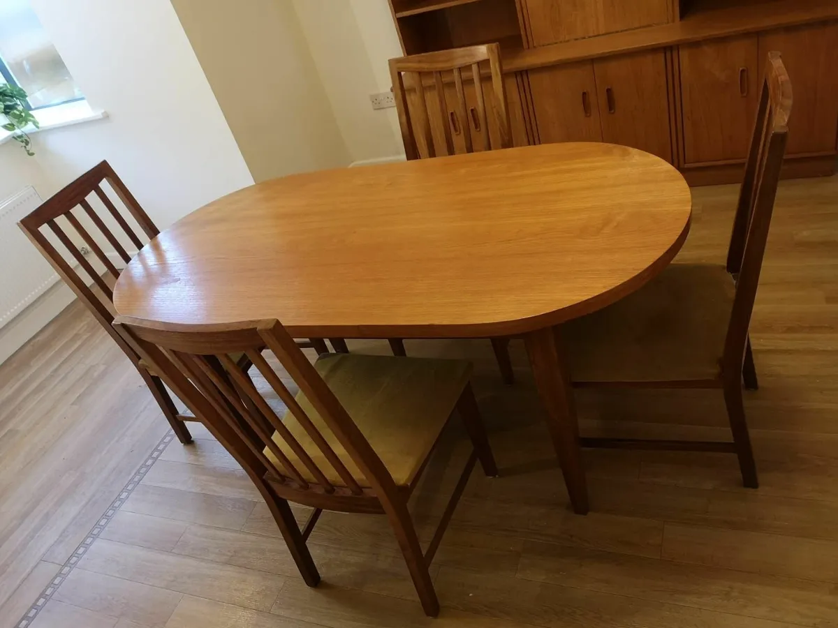 Bespoked Teak dining suite - Image 4