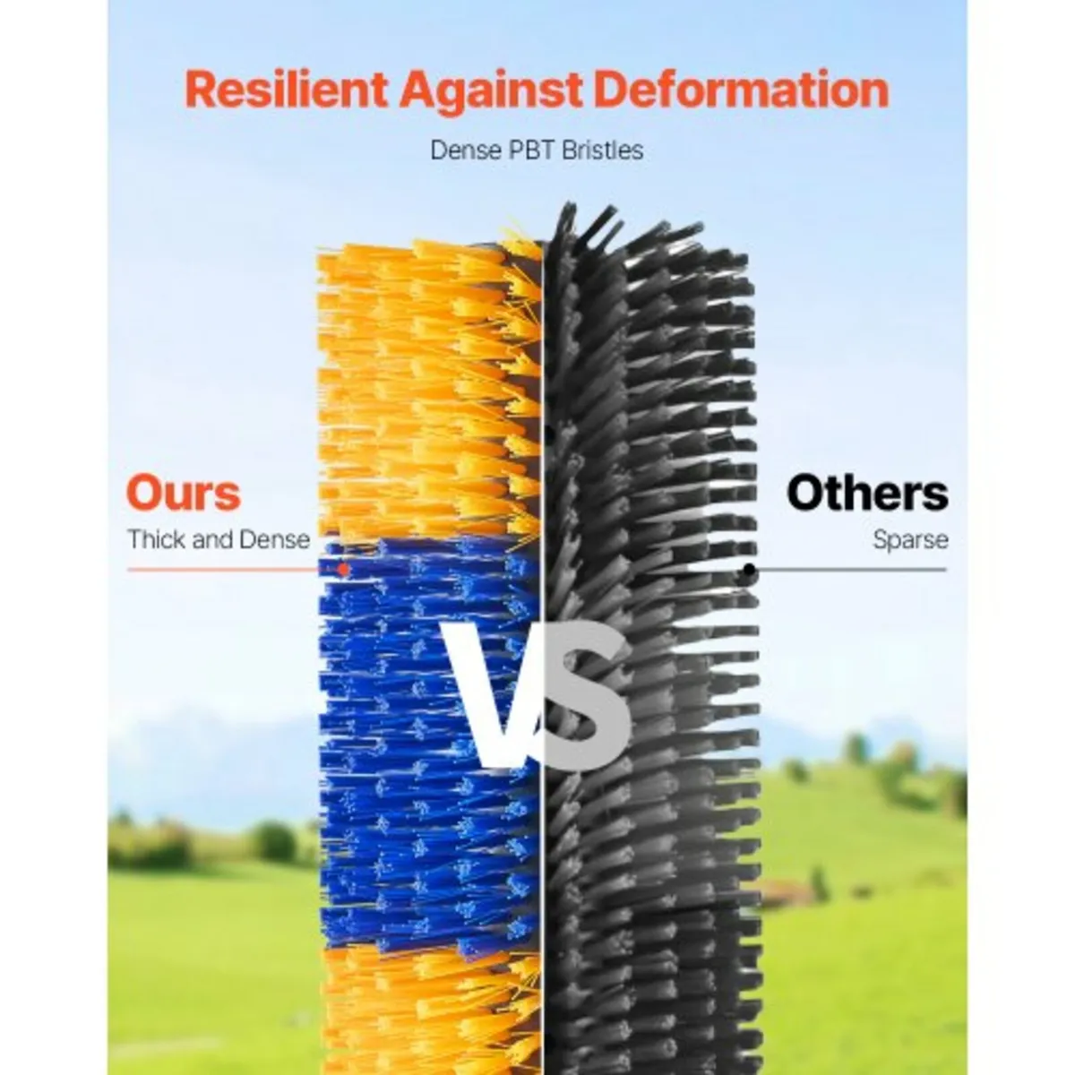 Livestock Scratching Brush, 4 Pcs Horse Brush with - Image 2