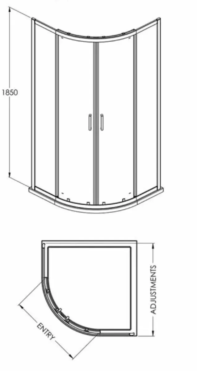 Quadrant Shower Enclosure - Image 3