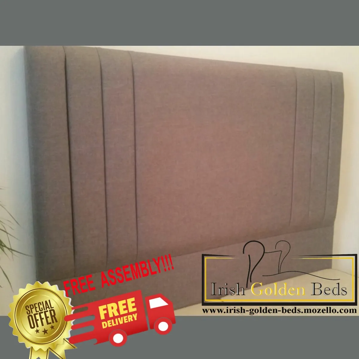 bed frame and headboard, free delivery - Image 4