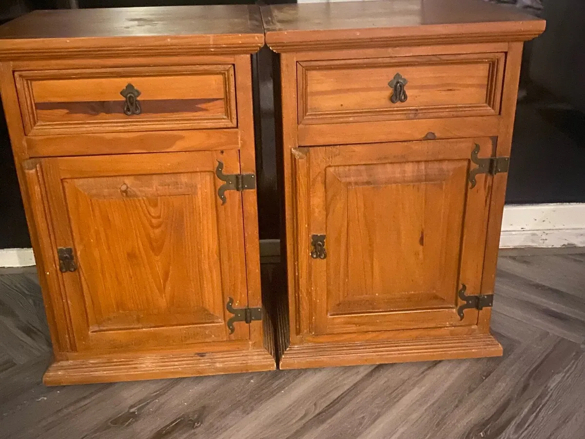 Two large bedroom lockers