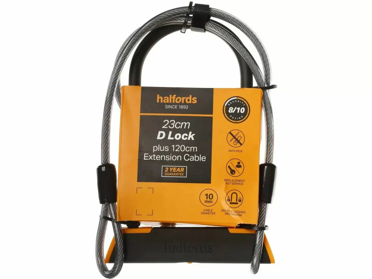 Halfords bike lock - Image 3