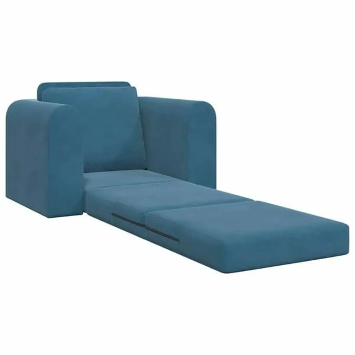 Sofa Bed Blue 98 x 71 x 83 cm Velvet

Description - Image 4