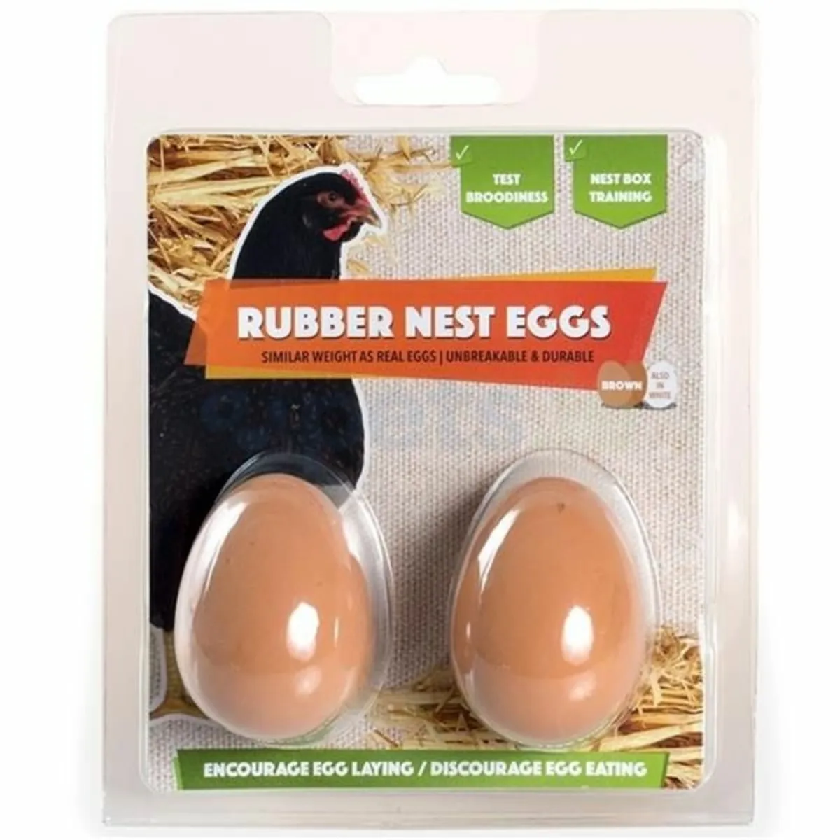 Rubber - Dummy Nest Eggs for Chickens - Image 1