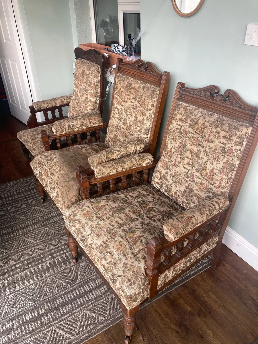Antique Armchairs - Image 1