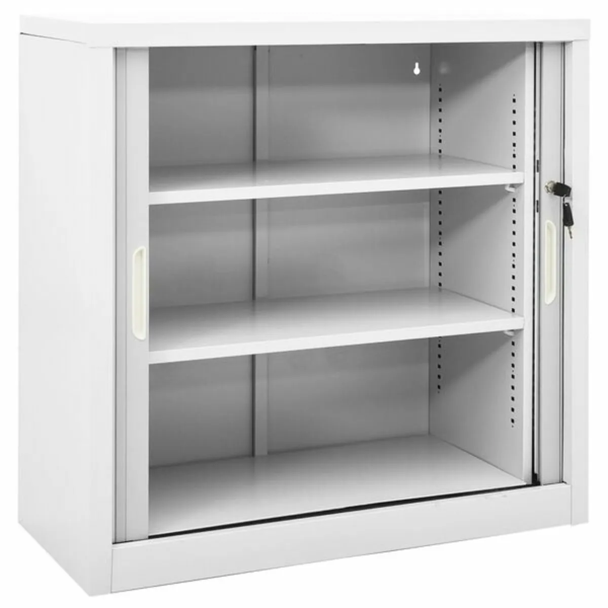 Sliding Door Cabinet Grey 90x40x90 cm Steel

Descr - Image 4
