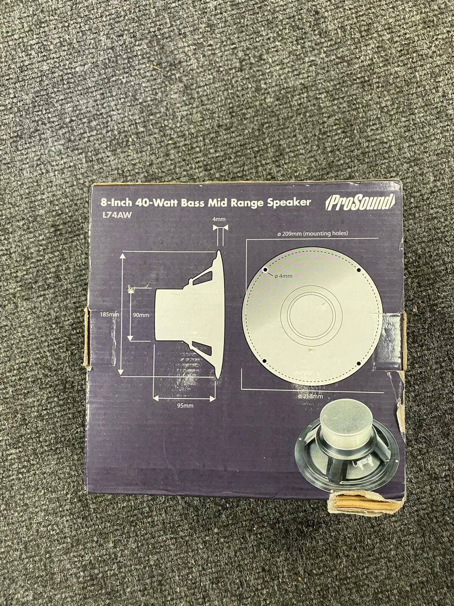 Presonus 8” 40-Watt Bass Mid Range Speaker - Image 3