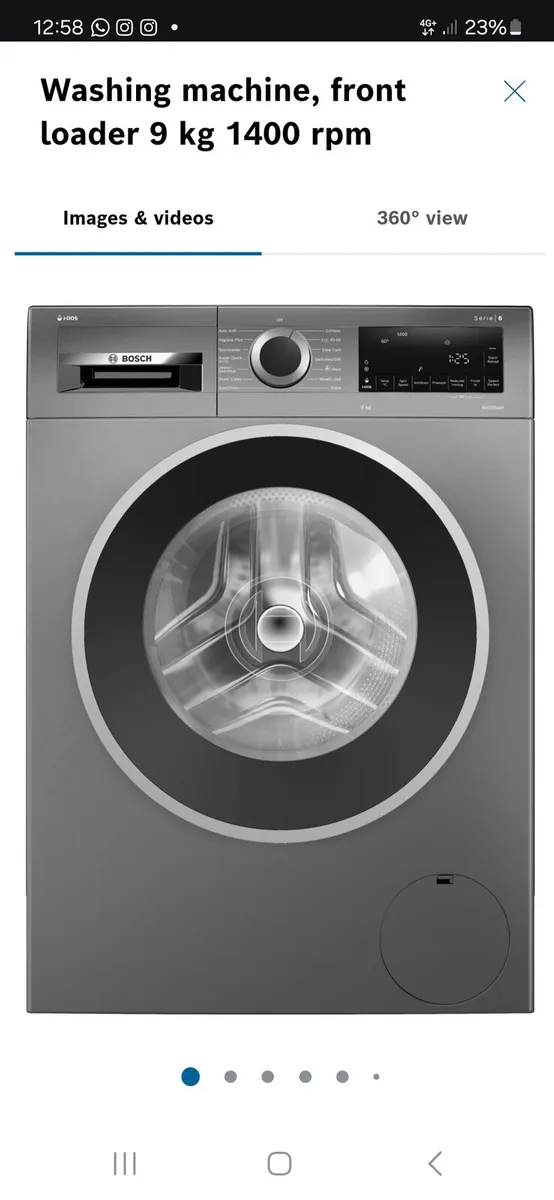 Bosch 6 series washing mashine I Dos - Image 3