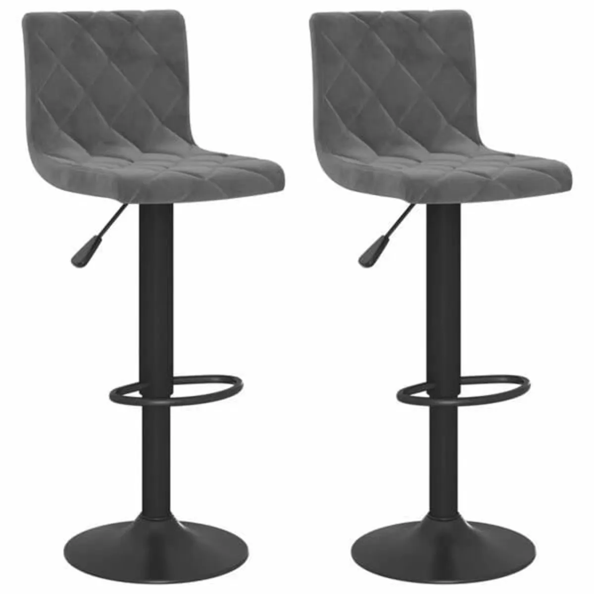 Bar Stools 2 pcs Dark Grey Velvet

Description
Enj - Image 1