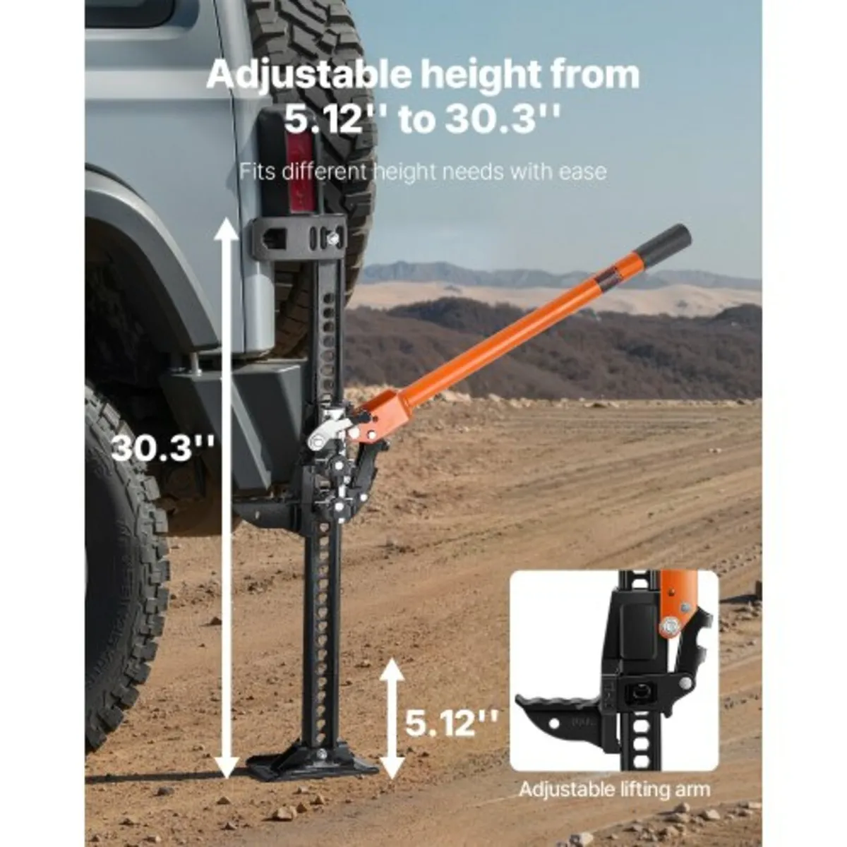 Farm Jack, 91.5 cm Utility High Lift Farm Jack, 3. - Image 3