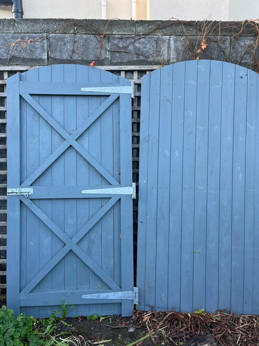 Side entrance gates (2)inc posts - Image 1