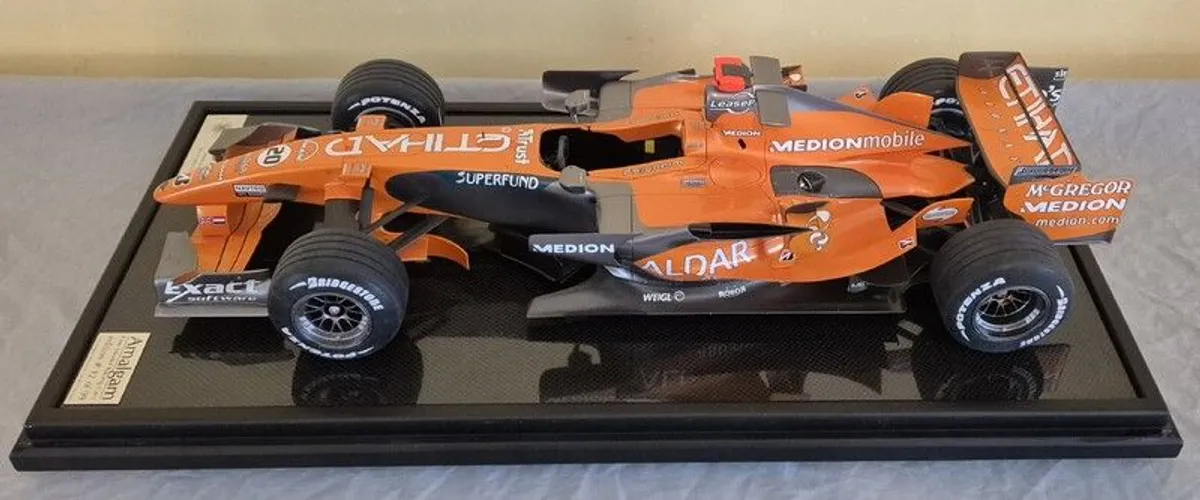 Spyker F1 formula 1 car 1:8 scale Amalgam model - Image 2