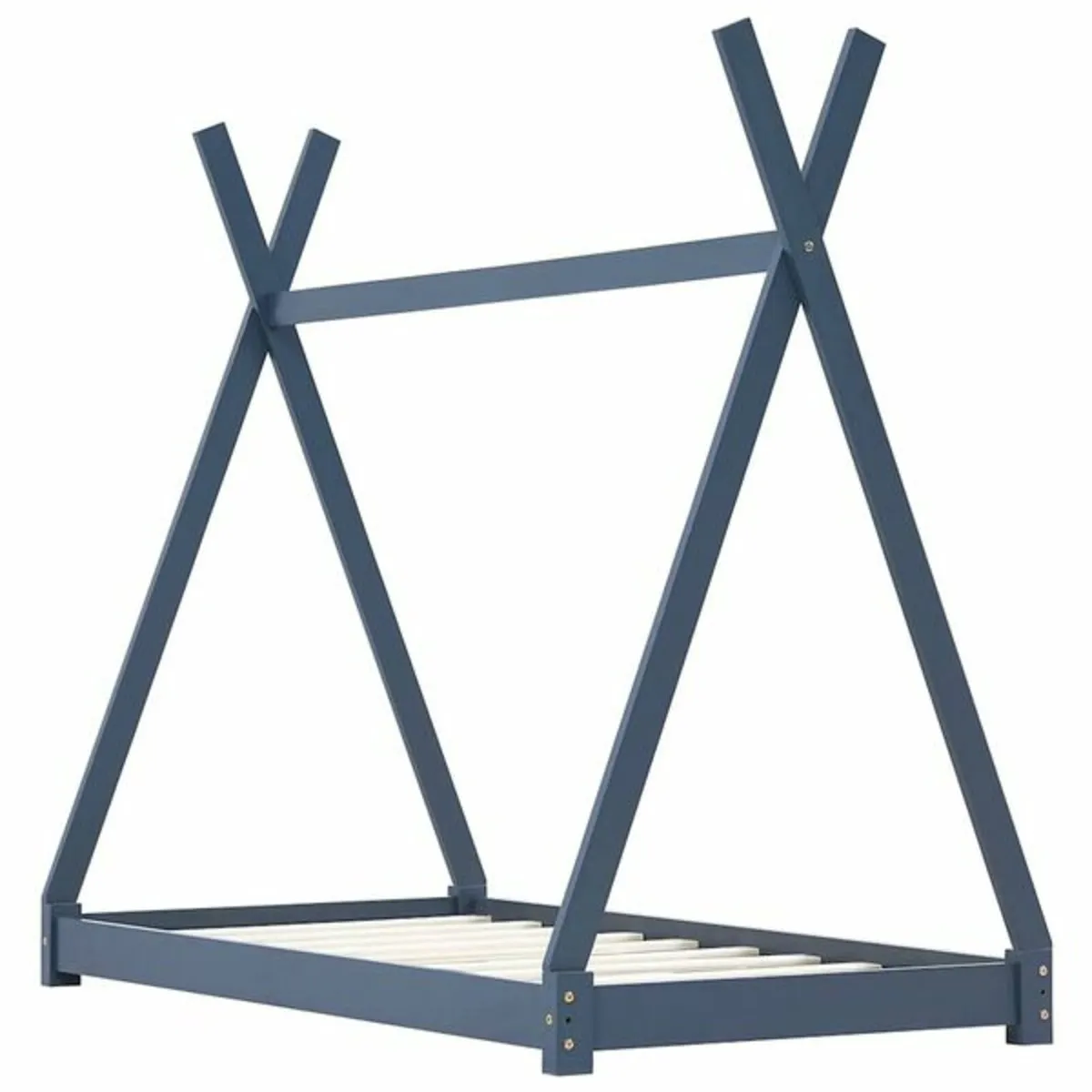 Kids Bed Frame Grey Solid Pine Wood 90x200 cm

Des - Image 2