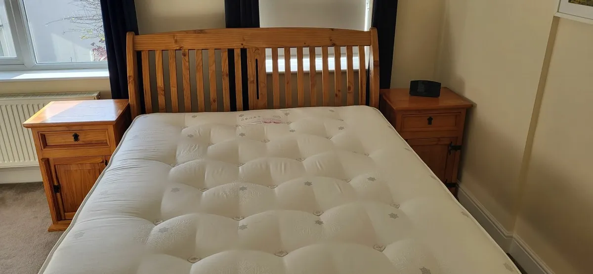 King Double Bed & Mattress - Image 3