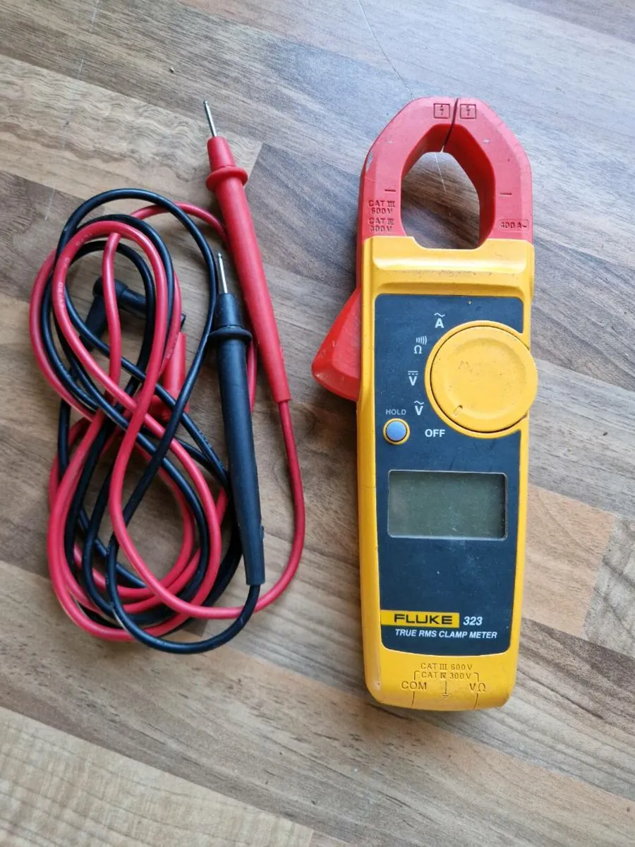 Fluke 323 Grip amp meter - Image 1