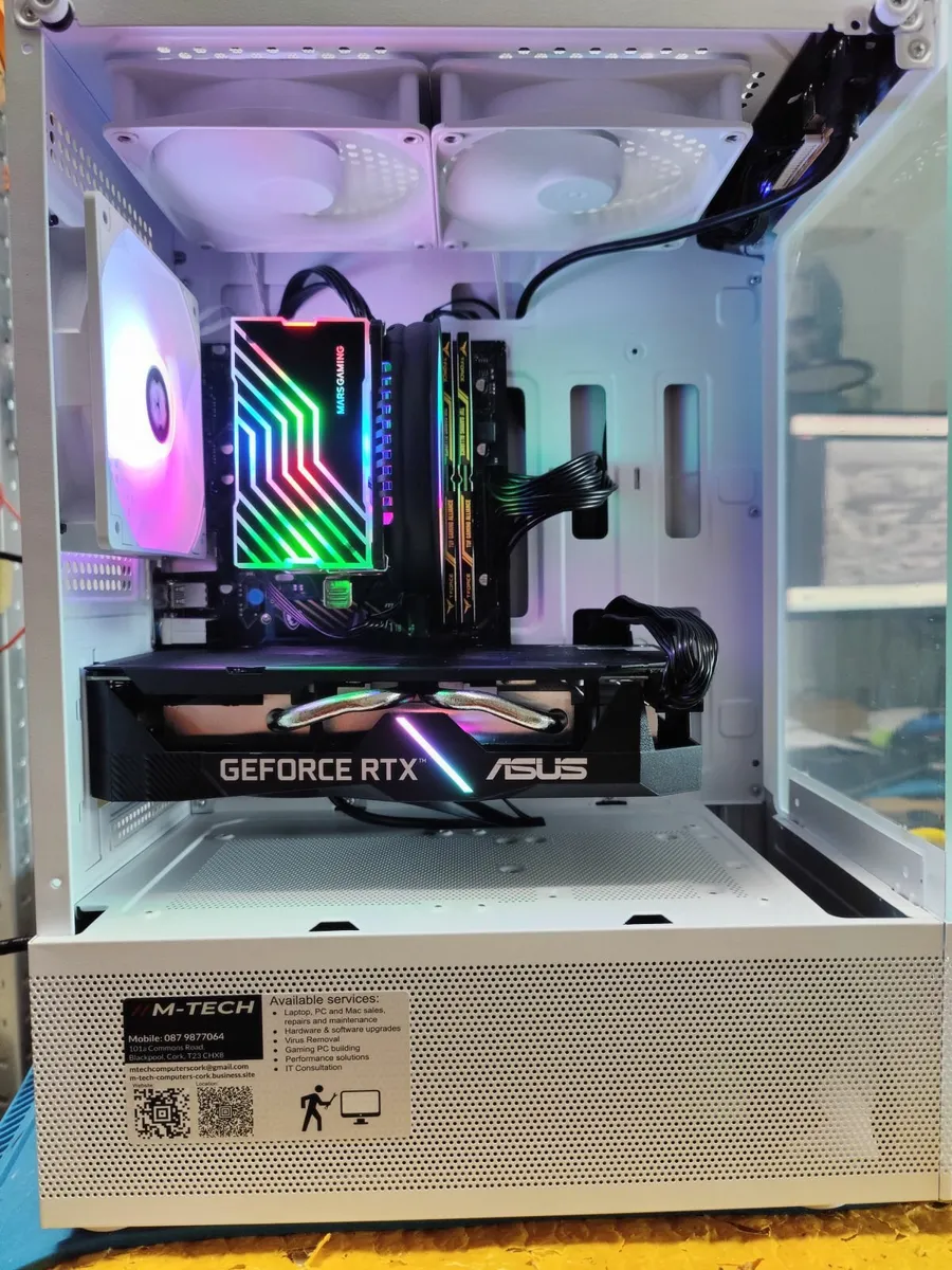 Custom Built Gaming PC i7/16GB/Geforce RTX/1TB m.2 - Image 4