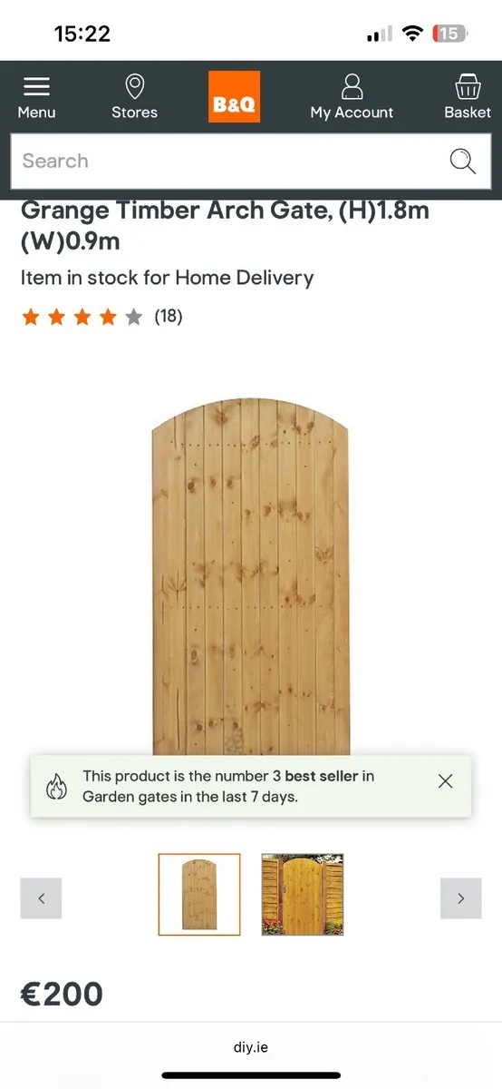 Side entrance gates (2)inc posts - Image 4