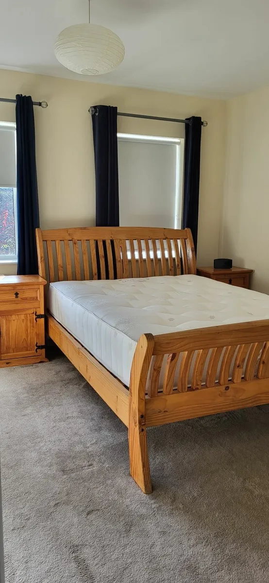 King Double Bed & Mattress - Image 1