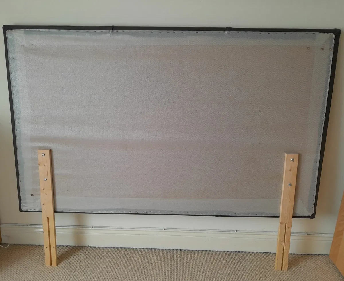 Contemporary Queensized Leather Headboard - Image 2