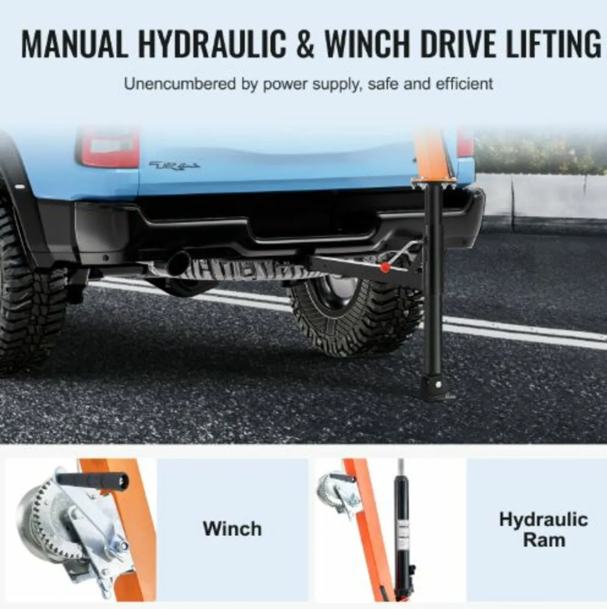 Hydraulic Pickup Truck Crane,500 lbs Capacity, 360 - Image 2