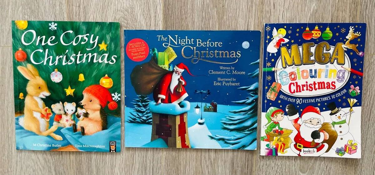 Christmas Books & Colouring Book - Image 1