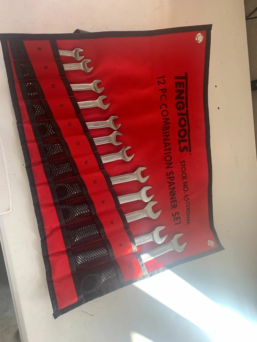 Teng Tools 12 Piece Combination Rachet Spanner Set - Image 1