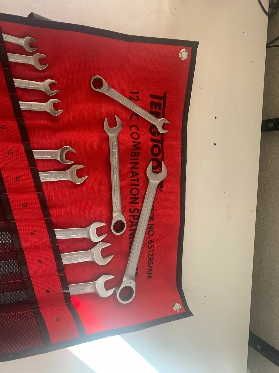 Teng Tools 12 Piece Combination Rachet Spanner Set - Image 3
