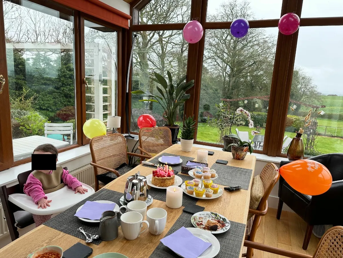 Solid Oak Dining Table - Custom Made (220 x 90cm) - Image 3