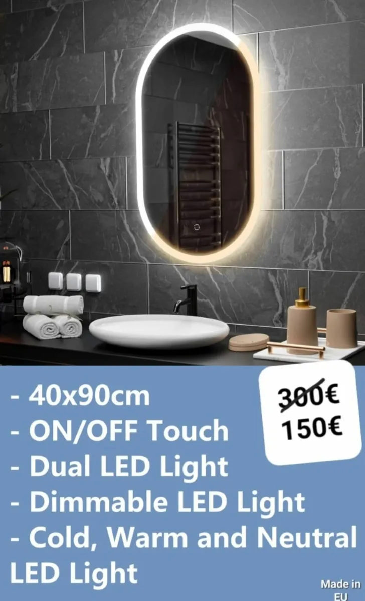 LED Bathroom Mirror - Image 1