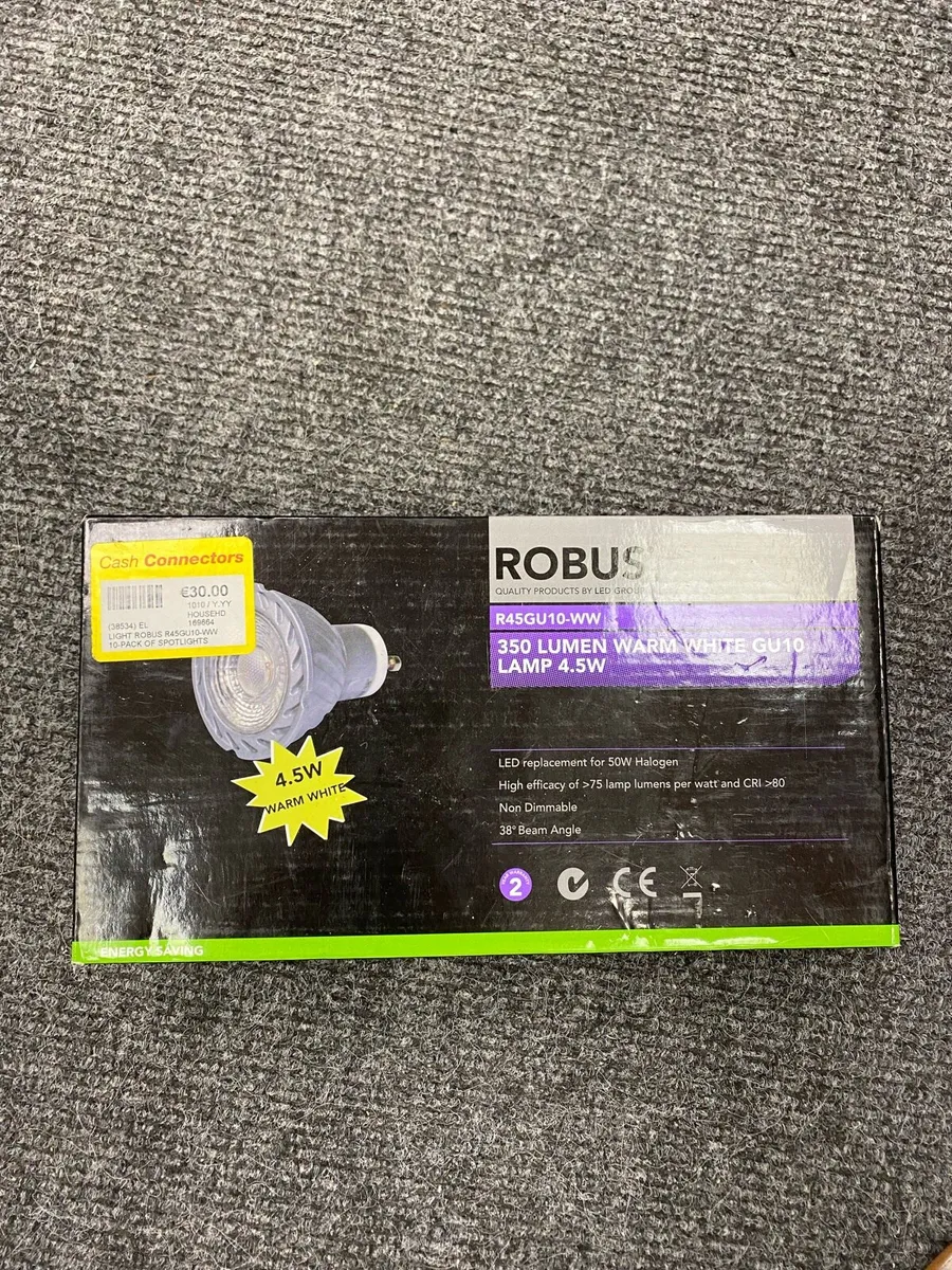 Robus R45GU10 10 pack of spotlights