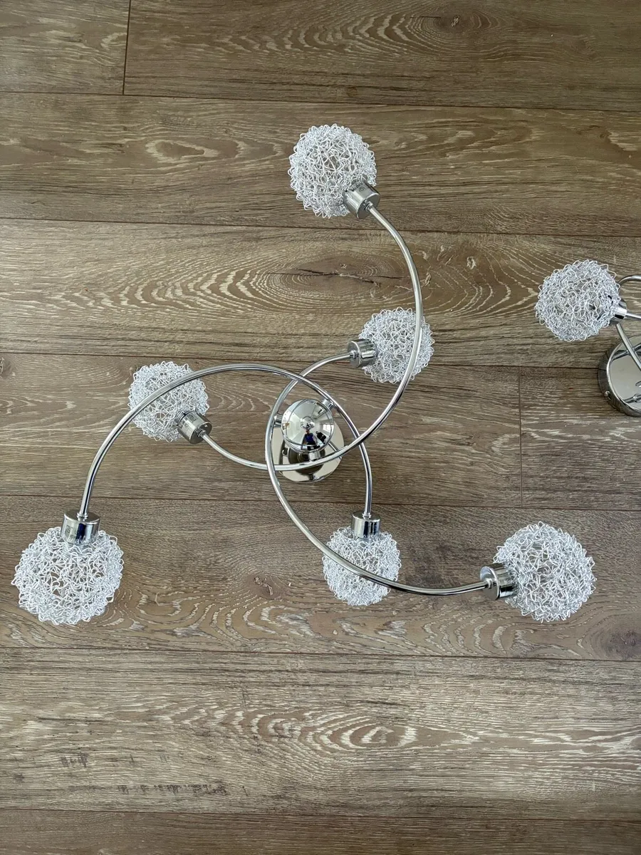 Chrome Ceiling Lights - Image 1